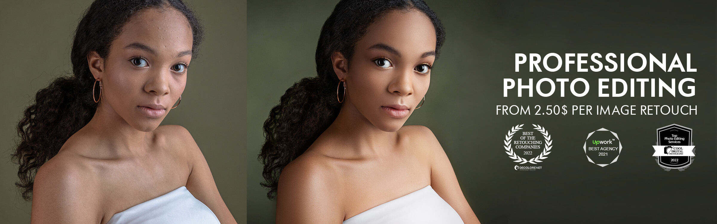 2 photography retouching services